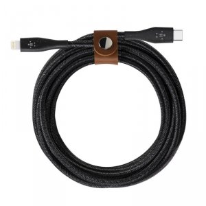 Belkin Kabel MFi USB-C Lightning Duratek oplot 1,2m czarny