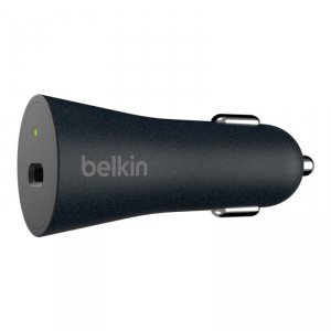 Belkin Ładowarka samochodowa QC4+ USB-C 27W + kabel czarna