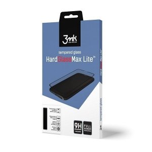 3MK Szkło hartowane HardGlass Lite iPhone Xs Max czarny