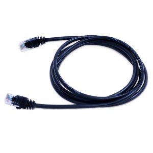 4world Kabel sieciowy CAT 5E UTP 1m czarny, zestaw 5 szt.