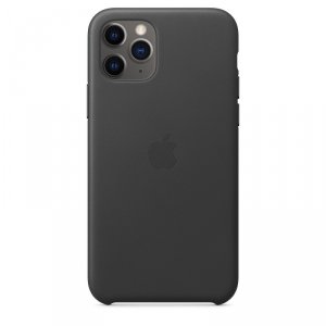 Apple Skórzane etui do iPhone 11 Pro Max - czarne