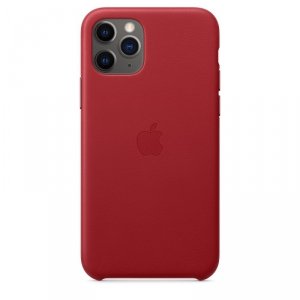 Apple Skórzane etui do iPhone 11 Pro Max - (PRODUCT)RED