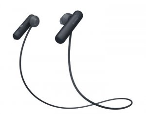 Sony Słuchawki douszne sportowe  WI-SP500 czarne