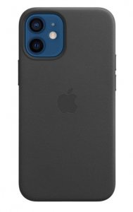 Apple Skórzane etui z MagSafe do iPhone'a 12 mini -czarne