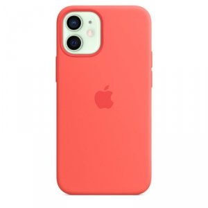 Apple Silikonowe etui z MagSafe do iPhonea 12 mini Różowe