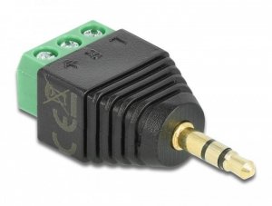 Delock Adapter TERMINAL B LOCK 3PIN-MINIJAC