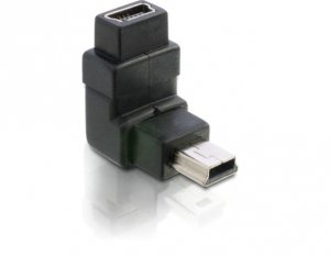 Delock Adapter USB MINI(M) -> USB MINI(F) kątowy