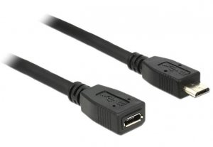 Delock Przedłużacz USB micro M/F 0.5m