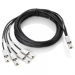 Hewlett Packard Enterprise Kabel 4m Ext Mini-SAS to 4x Mini-SAS Cable AN976A