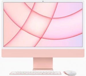 Apple 24 iMac Retina 4.5K display: Apple M1 chip 8 core CPU and 8 core GPU, 1TB - Pink