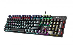 AULA Gaming Retribution mechaniczna klawiatura dla graczy Czerwone przełączniki
