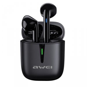 AWEI Słuchawki Bluetooth 5.0 T21 TWS + Stacja dokująca - czarne