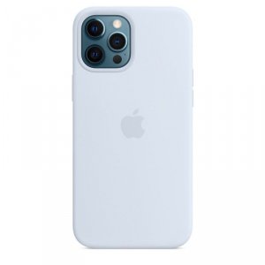 Apple Silikonowe etui z MagSafe do iPhonea 12 Pro Max - chmurny błękit