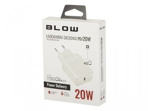 BLOW Ładowarka sieciowa. z gn.USB-C PD 20W
