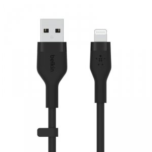 Belkin Kabel BoostCharge USB-A do Lightning silikonowy 1m, czarny