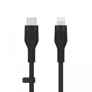 Belkin Kabel BoostCharge USB-C do Lightning silikonowy 2m, czarny