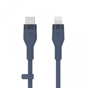 Belkin Kabel BoostCharge USB-C do Lightning silikonowy 2m, niebieski