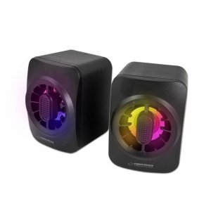 Esperanza Głośnik 2.0 USB LED Rainbow Sakara