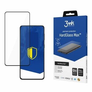 3MK Szkło ochronne HardGlass Max Samsung S22 Plus S906 Czarne