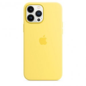 Apple Etui silikonowe z MagSafe do iPhonea 13 Pro Max - skórka cytryny