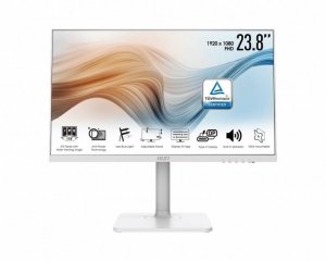 MSI Monitor 23.8 cali Modern MD241PW FLAT/LED/FHD/NonTouch/75Hz/biały