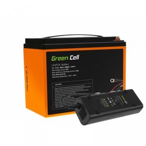 Green Cell Akumulator LiFePO4 12V 12,8V 38Ah + ładowarka