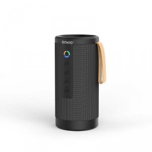 Savio Bezprzewodowy Głośnik Bluetooth, czarny, BS-033