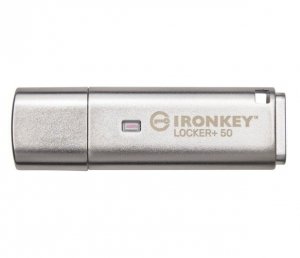 Kingston Pendrive 128GB IronKey Locker+50 AES Encrypted USB to Cloud