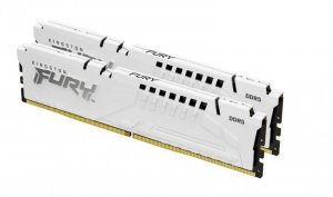 Kingston Pamięć DDR5 Fury Beast 32GB(2*16GB)/5600 CL40 biały