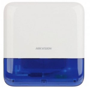 Hikvision AX PRO Sygnalizator bezprzewodowy zewnętrzny optyczno-akustyczny niebieski