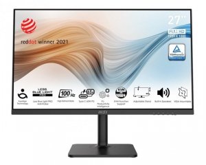 MSI Monitor MODERN MD272XP 27 cali IPS/FHD/100Hz/4ms/Czarny