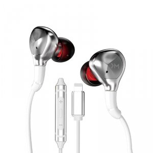 WEKOME Słuchawki przewodowe YC06 Blackin Series - HiFi Lightning Białe