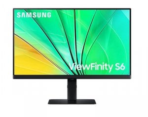 Samsung Monitor 24 cale ViewFinity S60D IPS 2560x1440 WQHD 16:9 1xHDMI 1xDP 3xUSB 3.0 5ms PinP/PbyP 100Hz HAS+PIV płaski 3YOn-Si