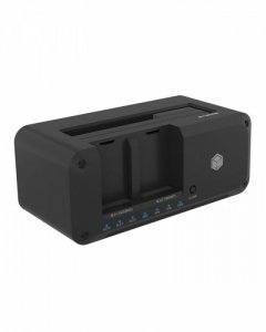 IcyBox Stacja dokująca IB-2924MSCL-C31 Docking & CloneStation                    1x 2,5/3,5 do 1x M.2 NVMe & M.2 NVM