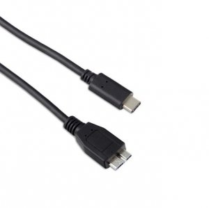 Targus Kabel 1m USB-C to USB-MicroB 3.1 Gen2 (10 Gbps 3 A) Black