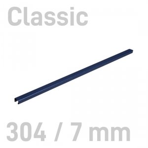 Grzbiety kanałowe MetalBind- O.CHANNEL Classic Niebieski - 304/7 mm- 10 sztuk