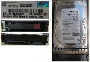 Hewlett Packard Enterprise HD 2TB 12G 7.2K 3.5 SAS MDL