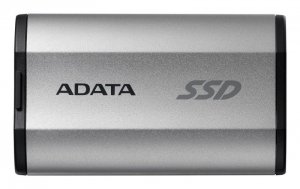 ADATA 1000 GB SD810 External SSD  Durable, Silver Grey