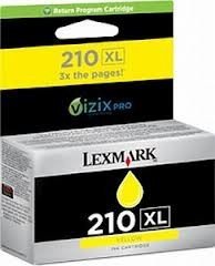Lexmark Atrament/210XL zółty cap LRP B
