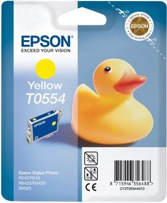 Wkład yellow do Epson Stylus Photo R/240/R245/RX420/425/RX520 T0554