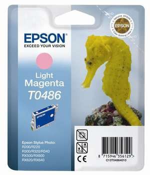 Epson Tusz Stylus Photo R200 T0486 Light Magenta, 13ml