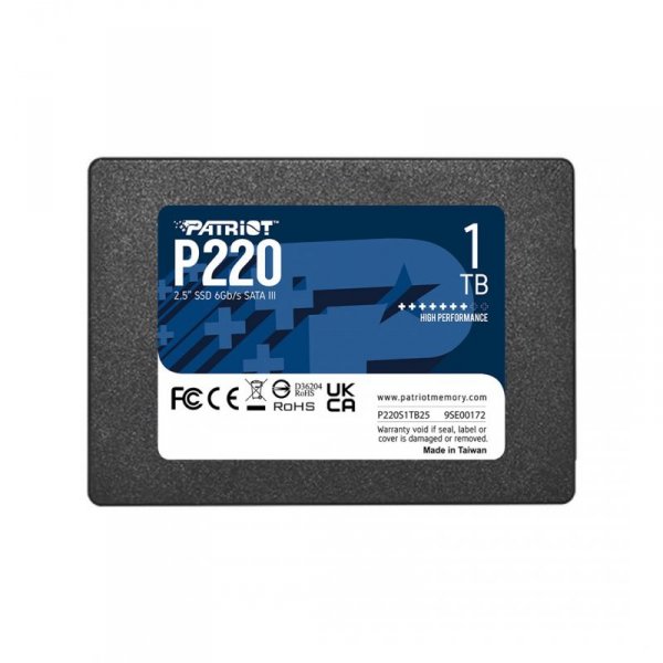 SSD PATRIOT P220 1TB SATA 2,5&quot;