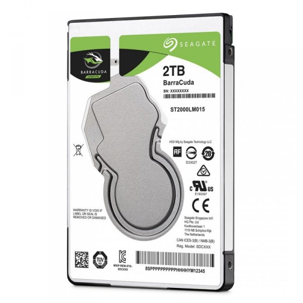 Dysk HDD Seagate Barracuda ST2000LM015 (2 TB ; 2.5&quot;; 128 MB; 5400 obr/min)