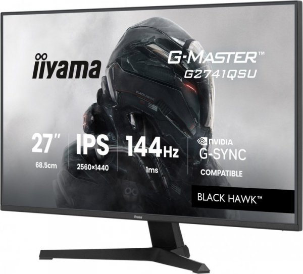 MONITOR IIYAMA LED IPS 27" G2741QSU-B1 Black Hawk 144Hz