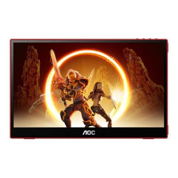AOC 16G3 przenośny telewizor / monitor Przenośny monitor Czarny, Czerwony 39,6 cm (15.6&quot;) TFT 1920 x 1080 px