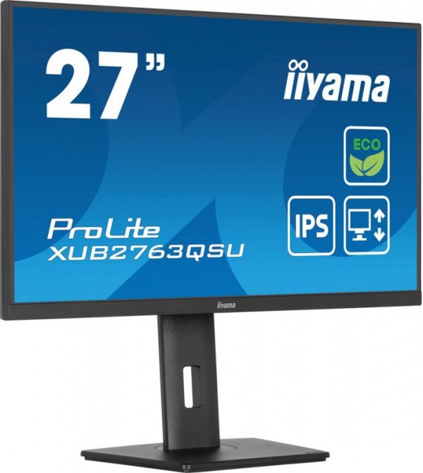 Monitor IIYAMA 68.6cm (27&quot;) XUB2763QSU-B1 16:9 HDMI+DP+USB IPS Lift