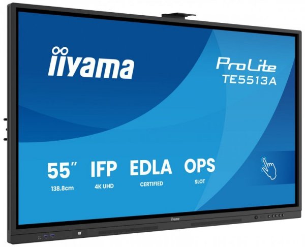 Monitor interaktywny iiyama TE6513A-B1AG 65 cali UHD IR 40 punktów dotykowych