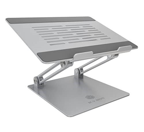 Podstawka pod laptopa ICY BOX IB-NH300 Srebrny Aluminium Silikon 43.2 cm (17&quot;) 3 kg 15 cm