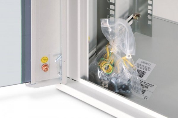 Digitus Szafa sieciowa wisząca Dynamic 19" 12U rack 607x600x450mm, drzwi szyba, szara, niezłożona, 60kg
