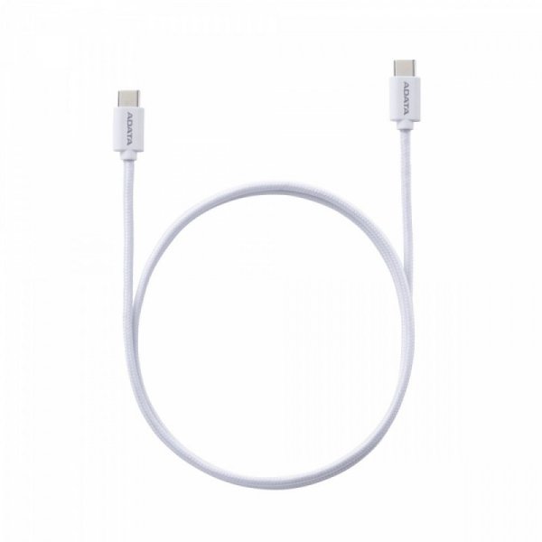 Adata Kabel USB-C do USB-C 2.0/100W 200cm biały
